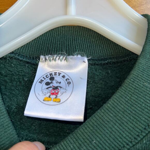 Vtg Mickey & Co Mickey Mouse Embroidered Crewneck Sweatshirt Size Large … - Picture 7 of 11